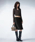 Side Line V-neck Dress